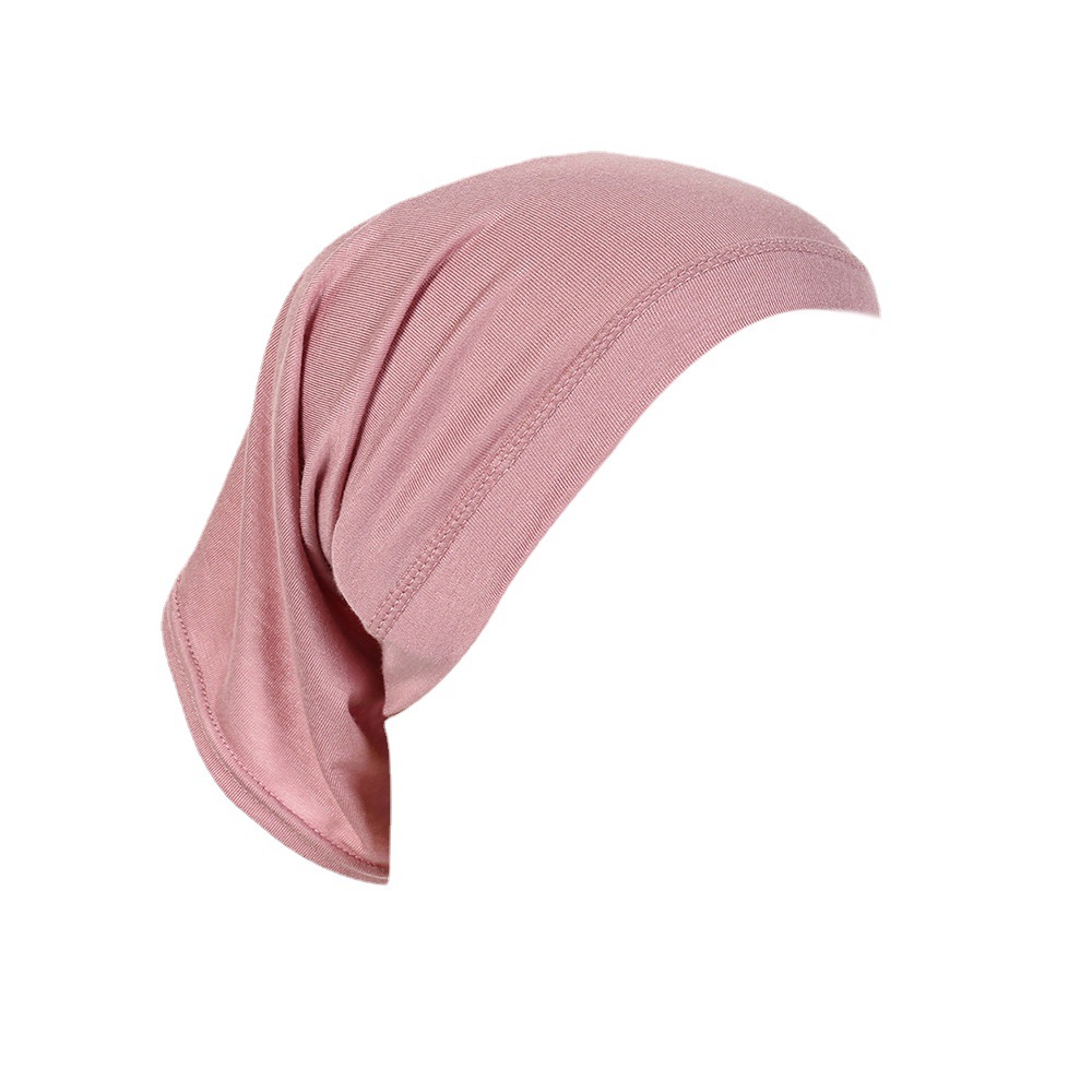 Factory Supply of Hot-Selling Mercerized Cotton Base Cap, High Elasticity Pure Color Breathable Indian Long Towel Cap, Small Cap Msl09