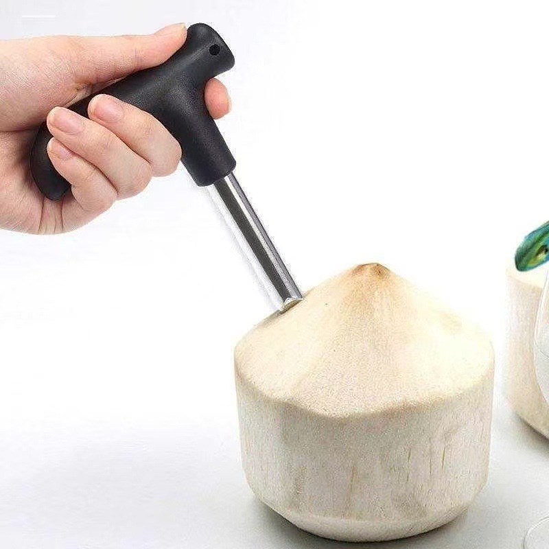 Stainless Steel Coconut Opener Tool Coconut Shell Opener Coconut Hole Opener Coconut Drilling Tool