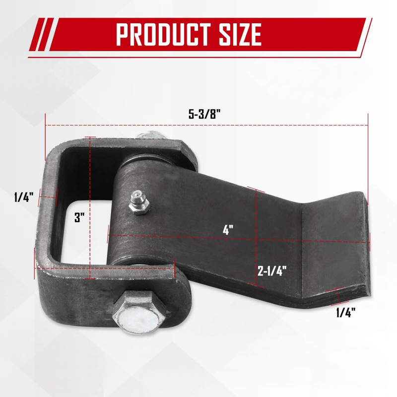 Trailer Hinge Welding Heavy-Duty Lubricable Dump Trailer Truck Door Hinge with Short Leaf, 4 Pack