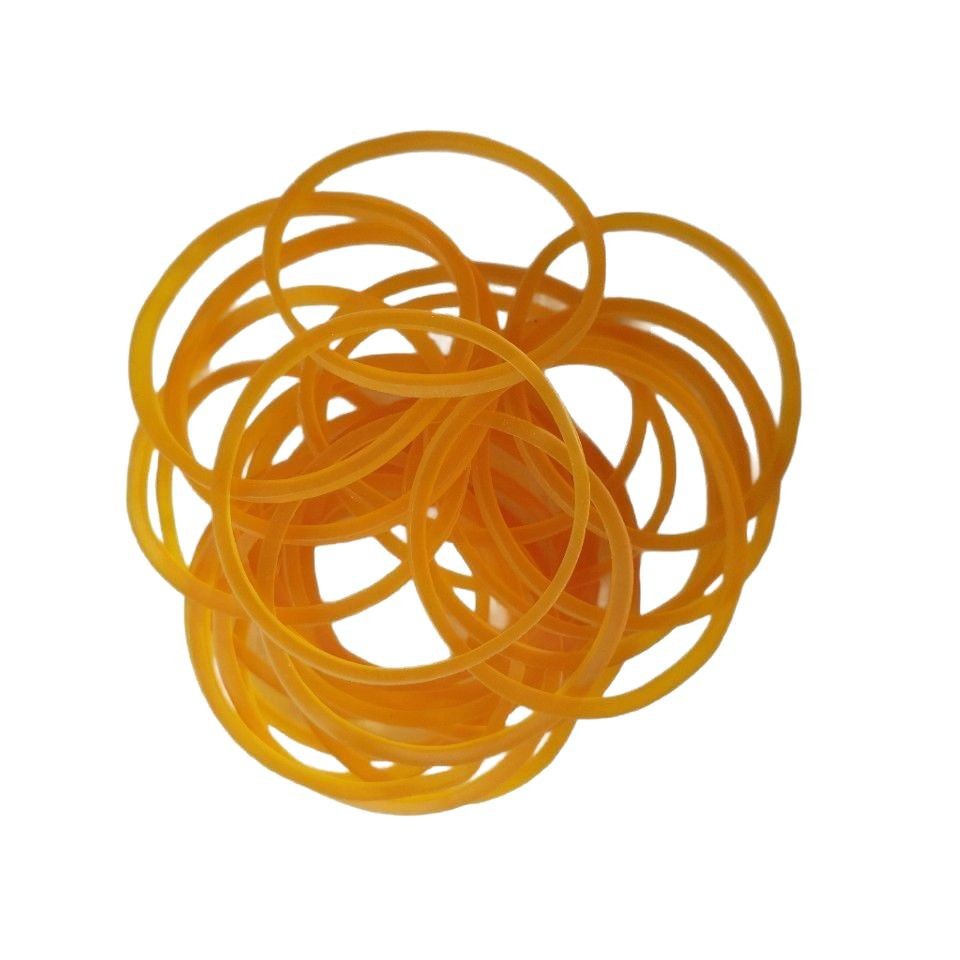 Vietnam Original Oil-Free Rubber Band Wholesale High Elasticity and High Temperature Resistance Yellow Rubber Ring Rubber Band Rubber Band Cowhide Band