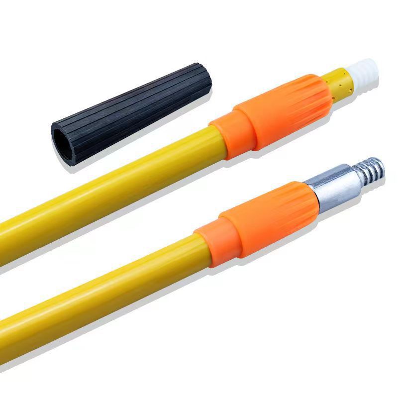 Manufacturer Roller Brush Telescopic Rod Stainless Steel 2m 3m Long Pole Oil Latex Paint Coating Wall Painting Extension Handle Tool