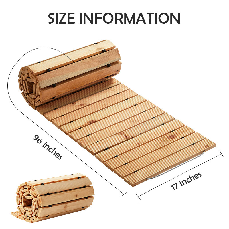 Cross Border Wooden Garden Path Outdoor Patio Path Decorative Garden Boardwalk Wedding Party Floor Access