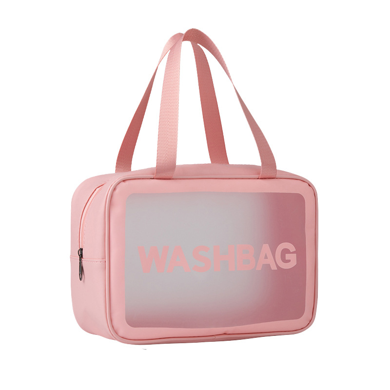 Waterproof Wash Bag Large Capacity Travel Cosmetic Storage Bag High-grade Sense Portable Transparent PVC Wash Bag for Women