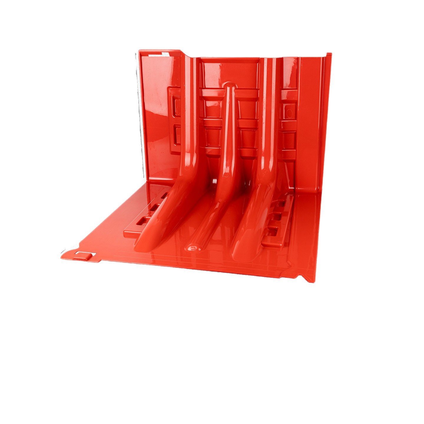 Flood Prevention and Water Barrier L-Shaped Municipal Barrier Red Plastic Removable Home Emergency Underground Garage Flood Prevention