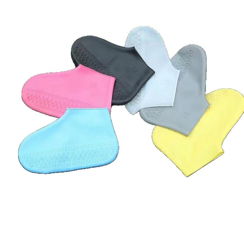Silicone Rain Shoe Cover Waterproof Non-slip Thickened Wear-resistant Shoe Cover Rainy Day Rain Children Men Women Repeated Use