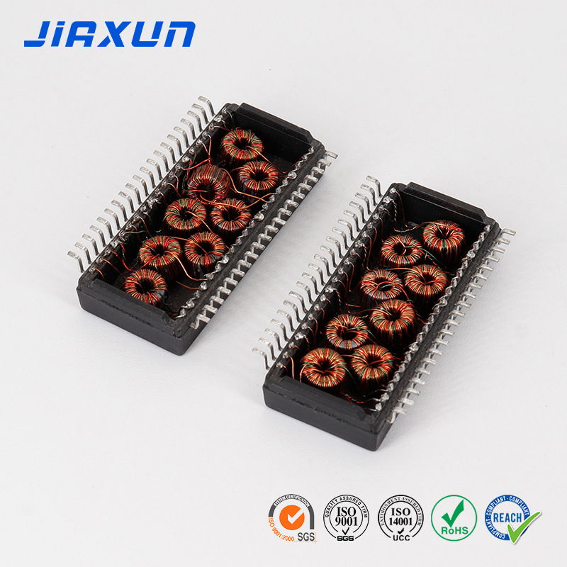 Jiaxun Original Jxb06002 Industrial Grade Pulse Network Transformer Magnetic Ring High Frequency Poe++ Transformer