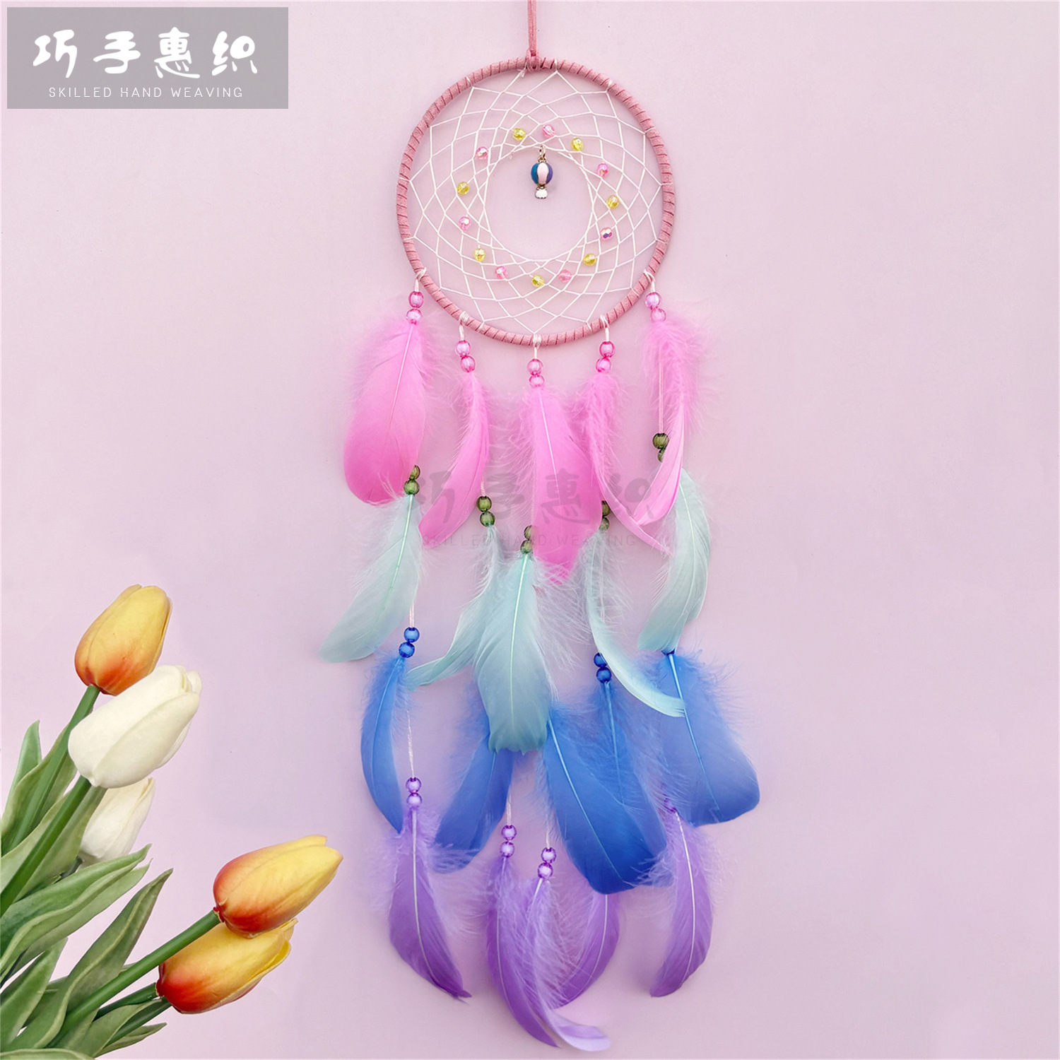 Ретро лесной ловец снов в скандинавском стиле для декора детской комнаты