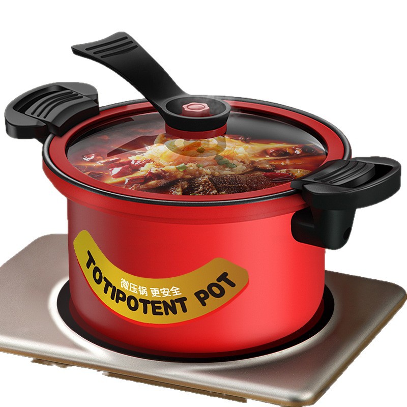 Royalstar Red 22cm Micro Pressure Cooker