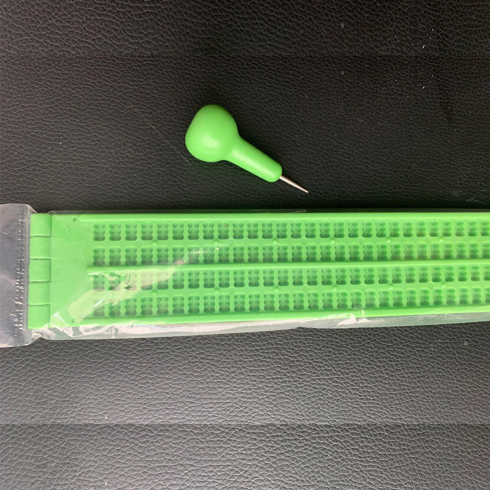 Blind word board with 1 pen without paper 4 lines 28 square upgraded version of blind learning supplies braille writing board braille board