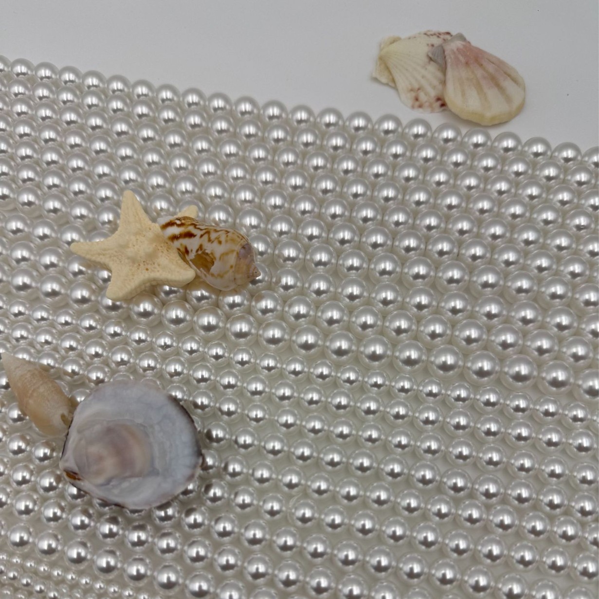 Гладкие круглые имитационные жемчужные бусины Шицзя DIY для украшений, мобильных телефонов, цепочек, серег, от производителя