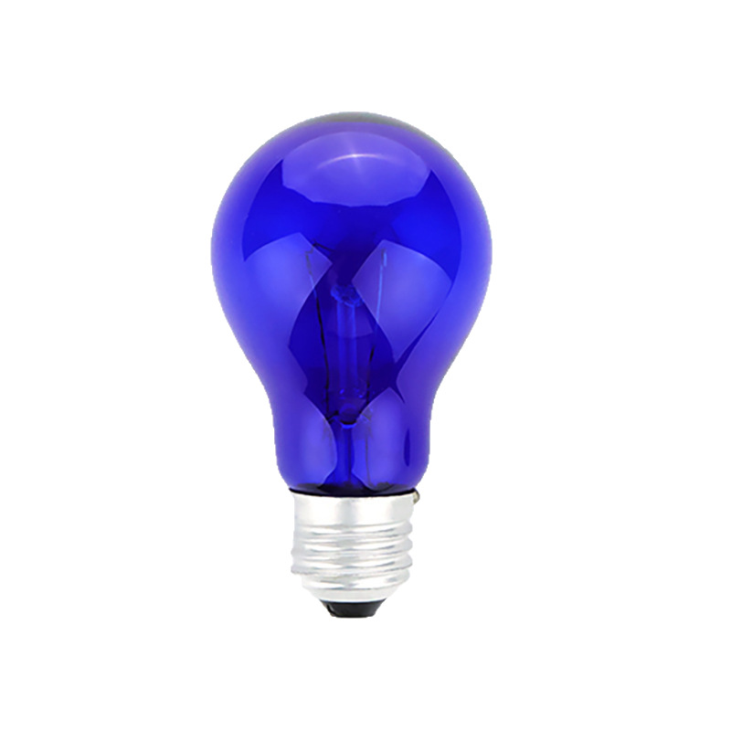 Daylight Blue Light Bulb Reptile Reptile Heating Light Bulb A19 100/75/50/40W Natural Light Blue Light Bulb