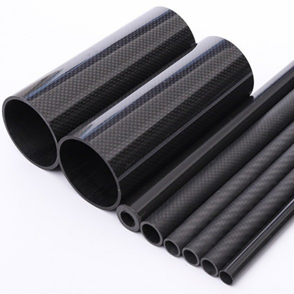 3K Carbon Fiber Tube High Strength and High Modulus Carbon Fiber Tube Manufacturer Wholesale Twill Bright High Gloss Production on Demand