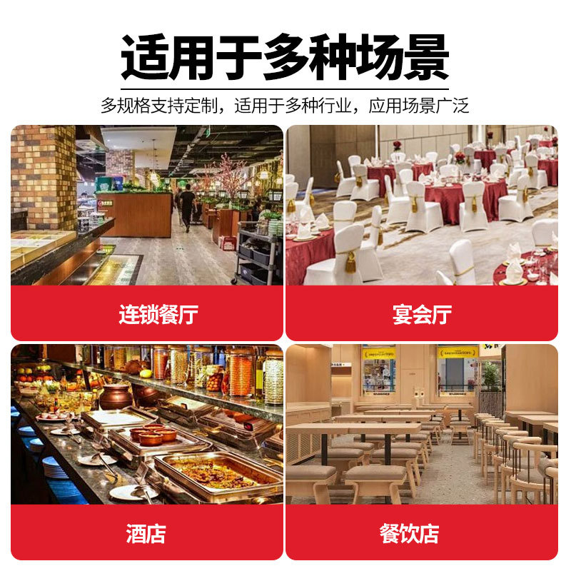 Special Thick Stainless Steel Workbench Square Leg Commercial Hotel Restaurant Snack Fast Food Shop Double-Layer Workbench Holder