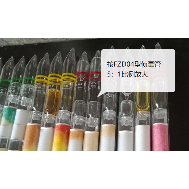 Detoxification Tube Simulation Training Detection Tube for Chemical Defense, Available in 6 Colors, Single Tube Price, Portable Chemical Defense Training