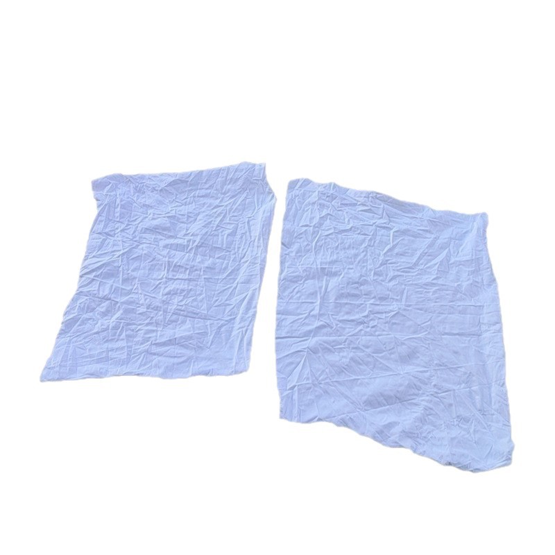 Machine Wiping Cloth, All-Cotton, Industrial White, Oil-Absorbing, Water-Absorbing, Lint-Free, Scrap Cloth, Large Cloth, Knife-Edge Cloth