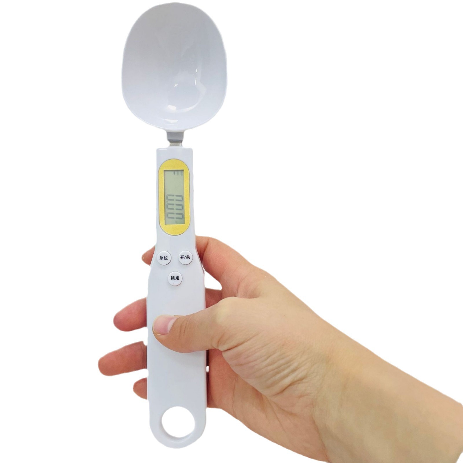 Cross-Border Manufacturer Wholesale Handheld Large Spoon Food Scale Mini Electronic Scale Special Kitchen Weighing Spoon Electronic