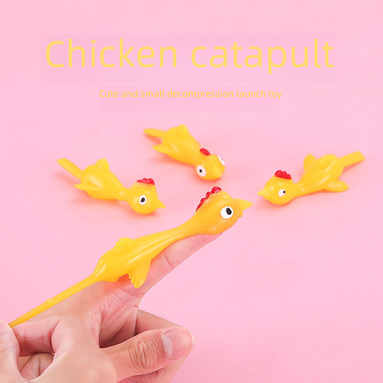 Catapult Turkey trick fun toy catapult chick sticky finger slingshot Chick Chick new exotic cross-border wholesale