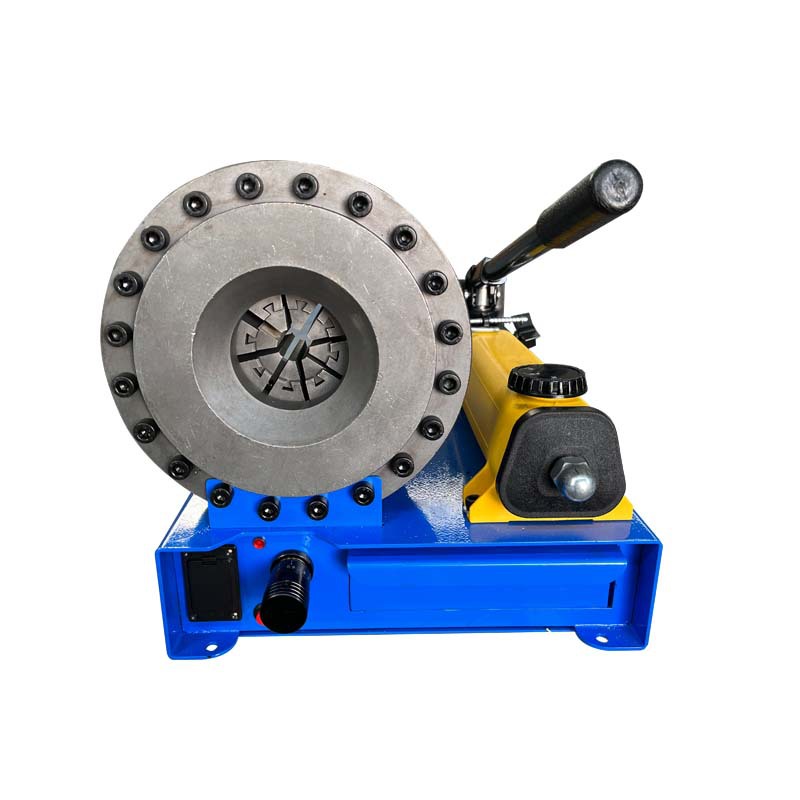 Manual Hydraulic Pipe Shrink Machine High Pressure Oil Pipe Clasp Machine Small Household Portable Rubber Hose Locking Machine Car Pipe Presser
