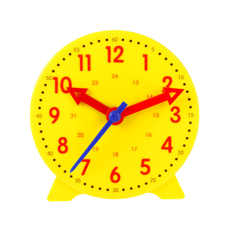 Clock Model Grade One and Two Primary School Students Teaching Clock Face Three Needles Children's Learning Tools Learning Tools Understanding Time Teaching Tools