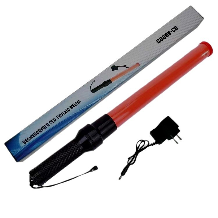 54*4cm charging traffic baton fluorescent stick luminous stick LED baton 540mm flash baton