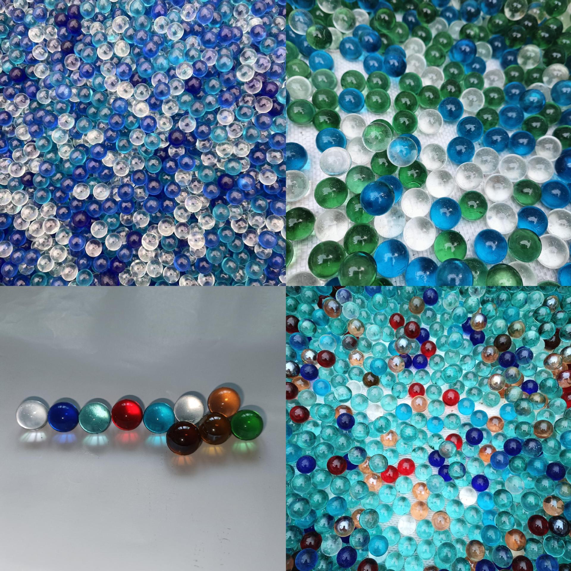 Glass Beads 14mm 16mm Special Glass Marbles for Game Consoles, Solid Glass Beads for Aquarium Landscaping