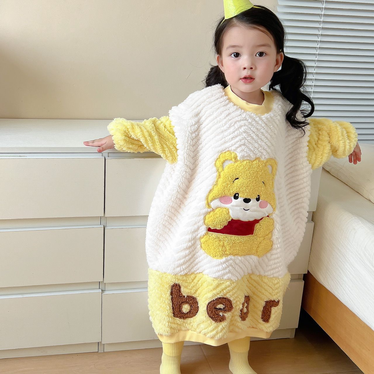 Фланелевый детский спальный мешок, противокикетное одеяло, зимний комбинезон для мальчиков и девочек, весна и осень, пижама из кораллового флиса