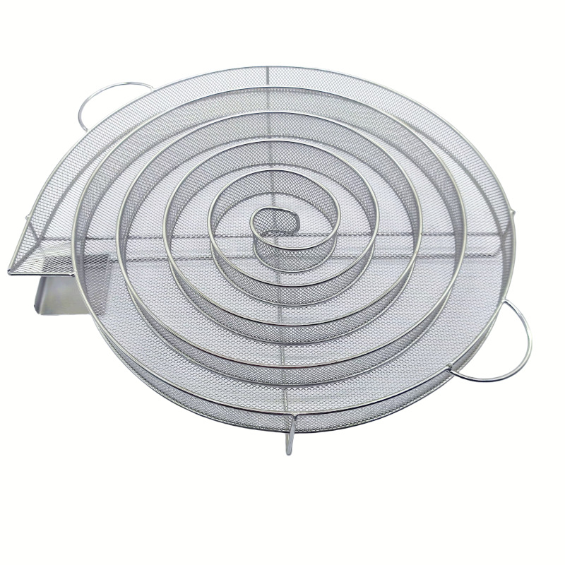 Snail Type Smoke Spot Stainless Steel Smoke Basket Cold Smoke Generator Spiral Structure 304 Stainless Steel Smoke Tray