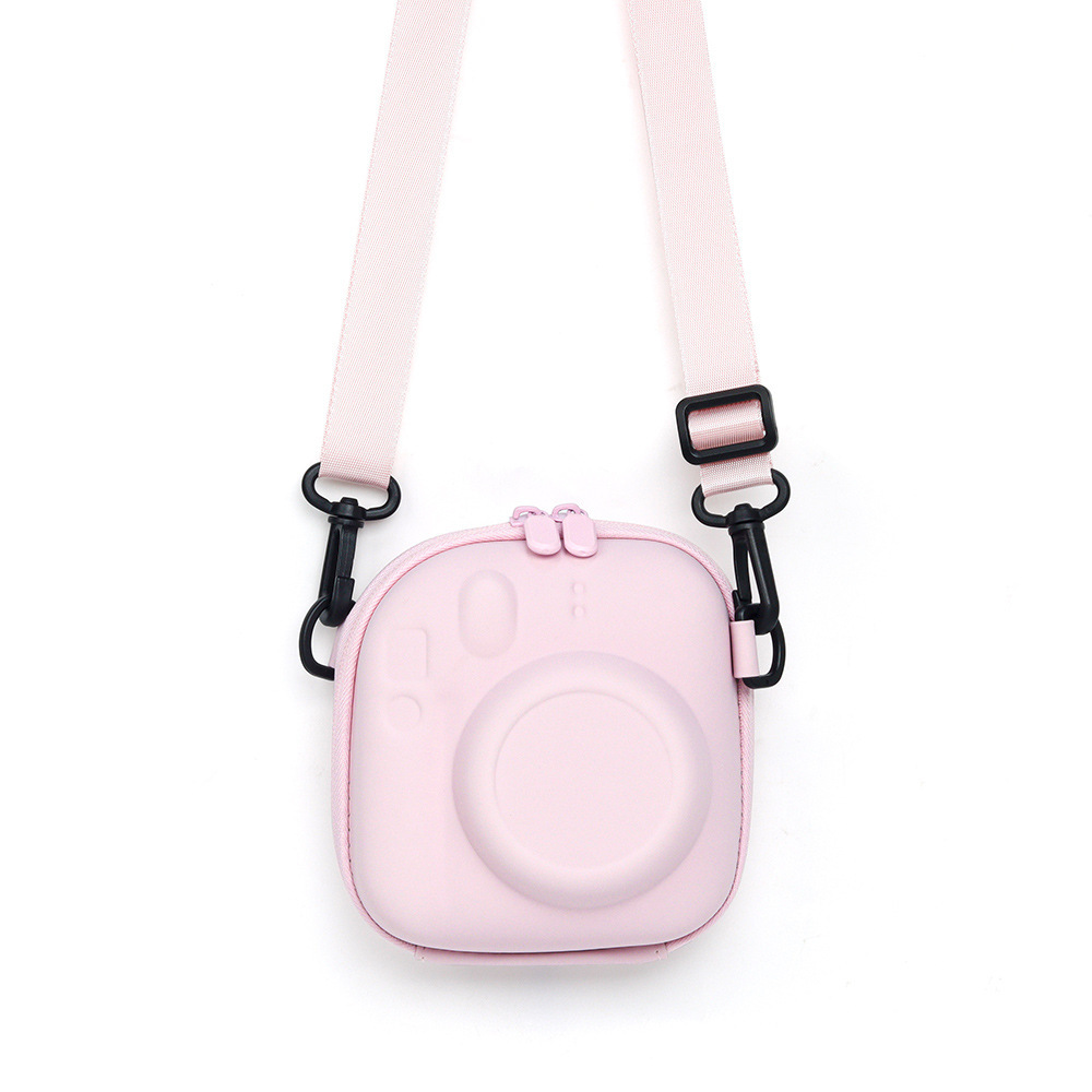 Suitable for Polaroid Mini Camera Universal Pure Color Hard Shell Cosmetics Bag Eva Portable Protective Bag Crossbody Bag