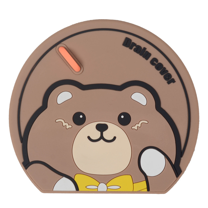 Floor drain cover floor drain deodorant mat deodorant artifact floor drain stickers insect-proof soft rubber floor drain deodorant mat floor drain cover