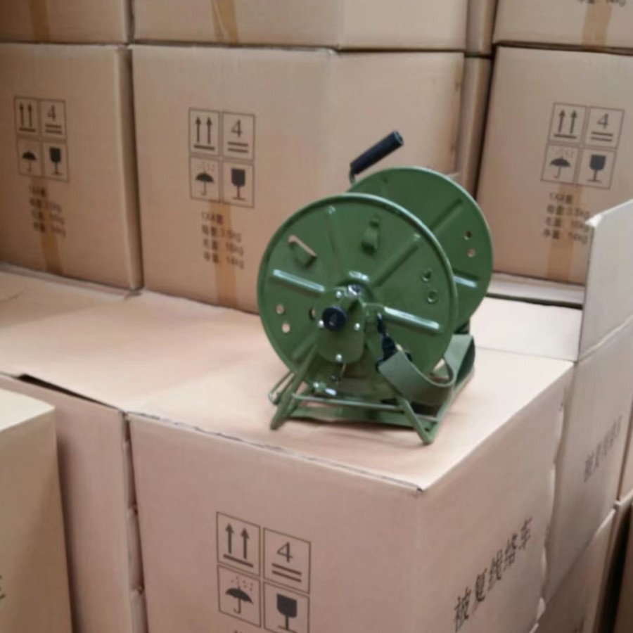New Dual-Axis Cable Reel with Carrying Strap, Retractable Cable Reel, Cable Organizer, Cable Winder