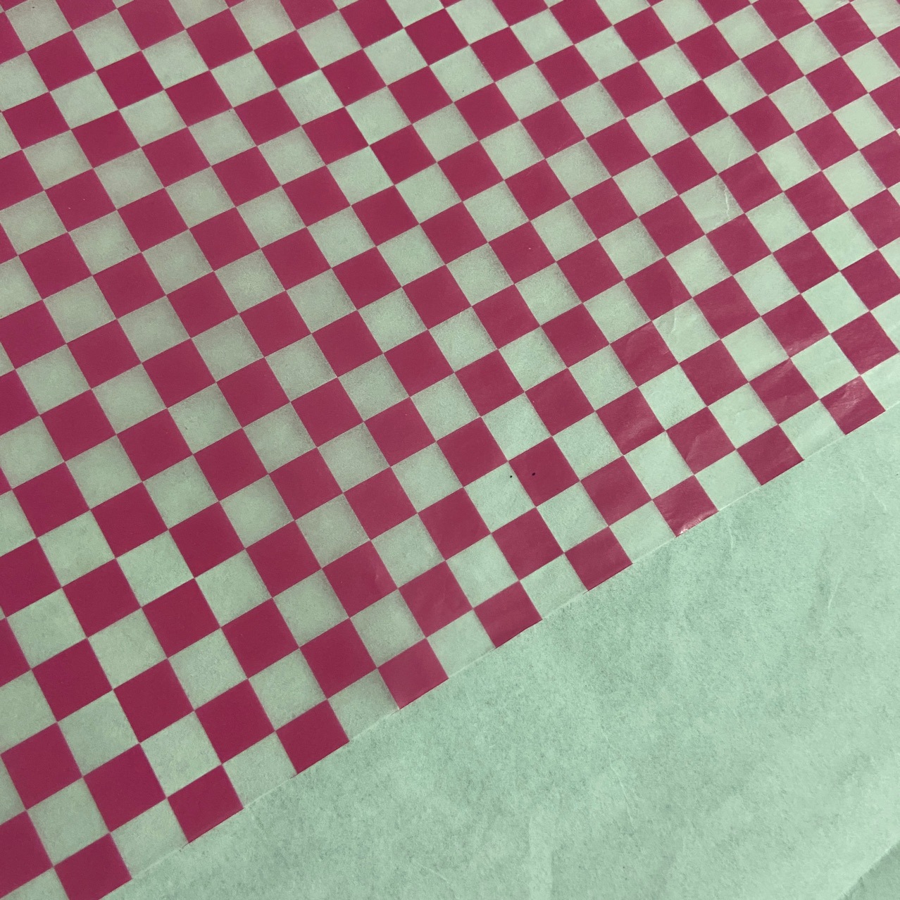 Grid Chessboard Translucent Paper Compartment Paper Disposable Dinner Plate Pad Paper Can Be Customized in Size