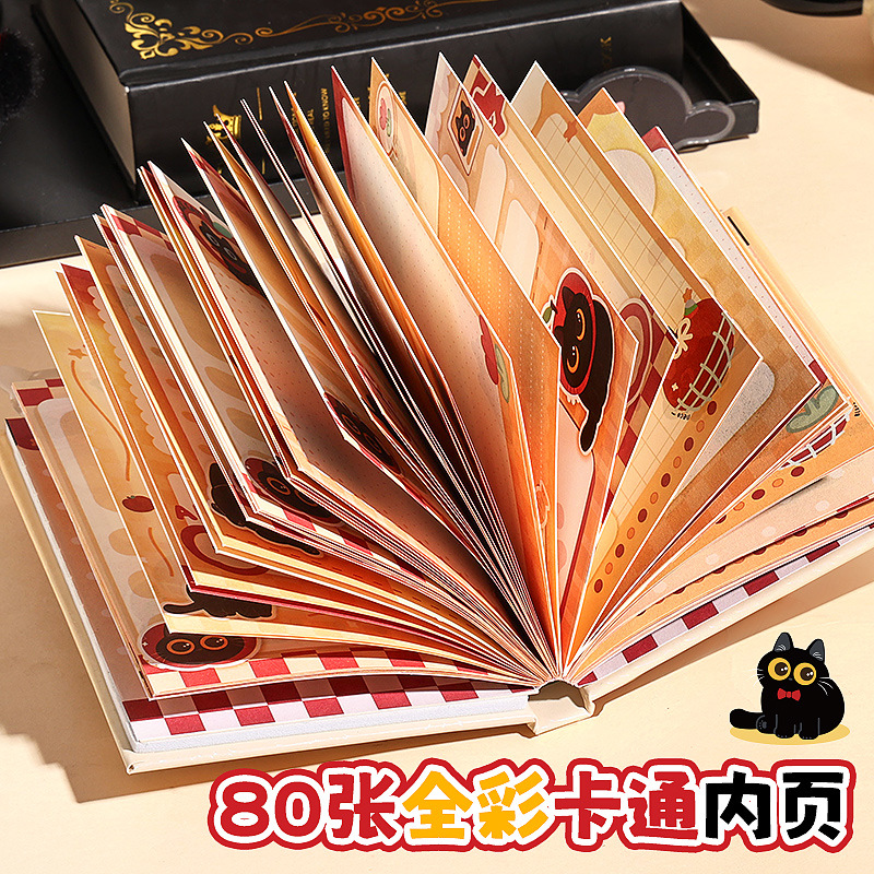 Kapabear Kapibara Mechanical Book Gashapon Machine Pocket Book Girl Cute Notebook Portable High Value