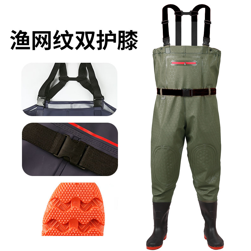 Водонепроницаемые и утолщенные дождевые брюки для мужчин и женщин, износостойкие, дышащие брюки с защитными накладками на коленях спереди и сзади