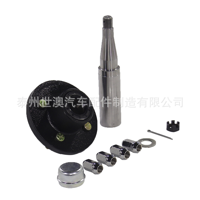 4-hole 3500-pound hub axle head hub unit trailer axle head RV trailer Haba head axle price is excellent 140AFSR