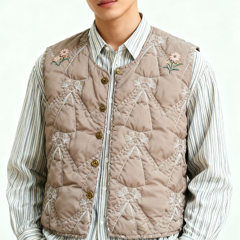 Custom Designer Quilted Cotton Quilted Fabric for Cotton Clothing and Bags, 3m Thinsulate Quilted Jacket, Korean