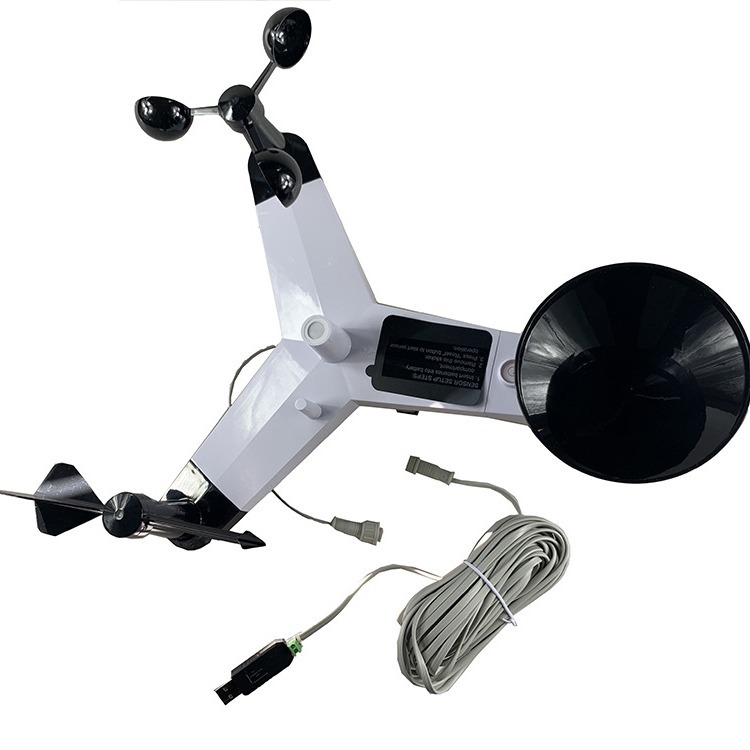 Misol Weather Station Rs485 Interface Wired Connection Wind Speed Wind Direction Rain Volume Light Temperature Humidity Air Pressure