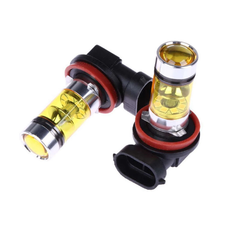Car fog lamp H 8 100W golden light led fog lamp 9005 9006 20 smd3030 golden light front fog lamp
