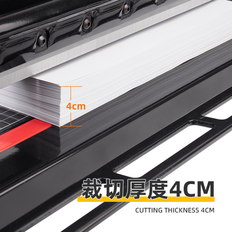 A3 Thick Layer Paper Cutter Can Cut 40mm Thickness about 400 Sheets of Paper Cutter Black Precision Manual Heavy Duty Paper Cutter