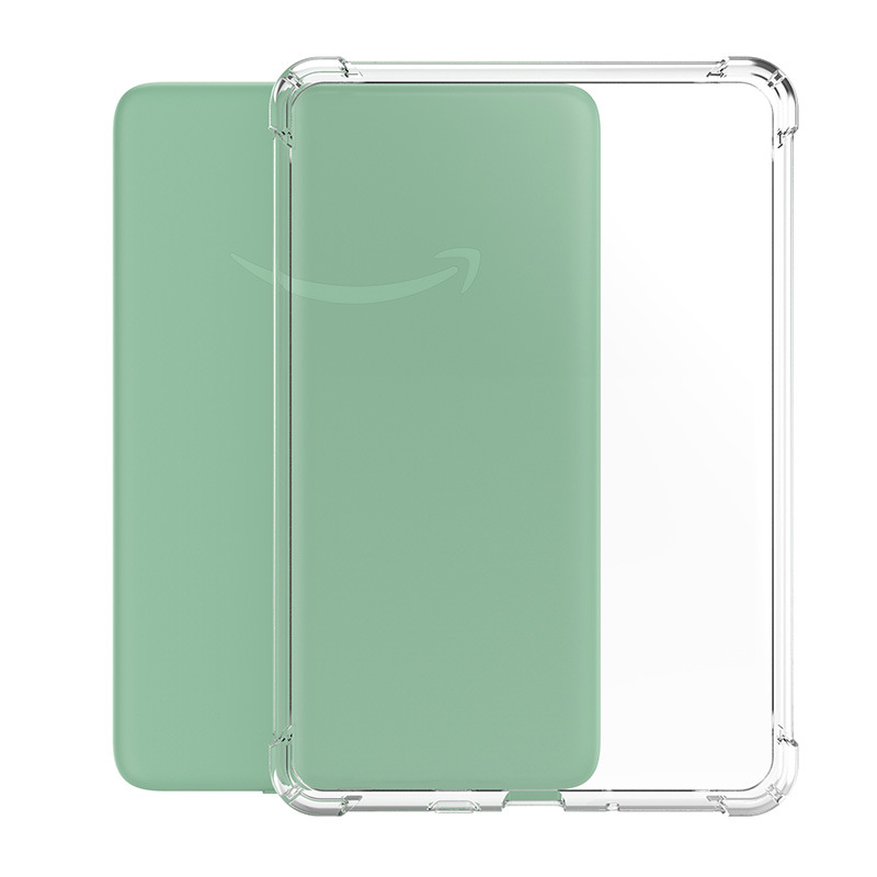 Kindle 2024 Case Four Corner Drop-Resistant Transparent K12 KPW6 KC 12th TPU Soft Case