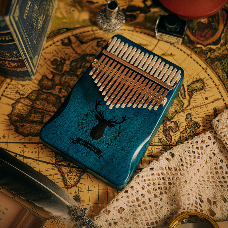 Amazon Export Cross-Border Thumb Piano Kalimba 21-Tone Finger Piano Kalimba 17-Tone Finger Piano