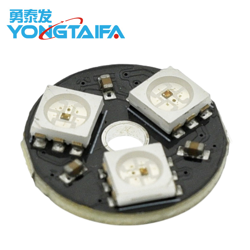 Ws2812 5050 Rgb Led Built-In Full Color Drive Magic Color Light Development Board Module Square Round Led Light