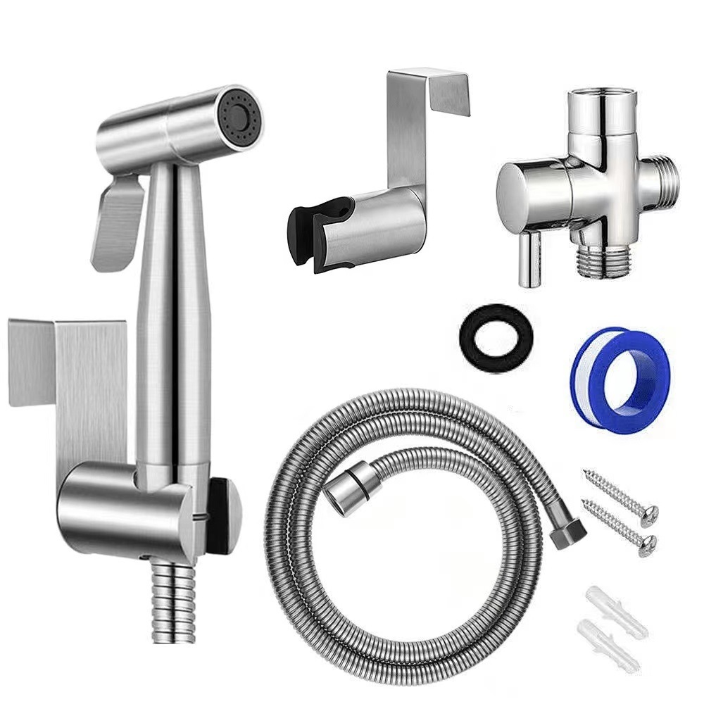 оптовая поставка спрей-ружья из нержавеющей стали 304 набор для очистки женщин спрей-ружье для унитаза усилитель водяного пистолета смыв