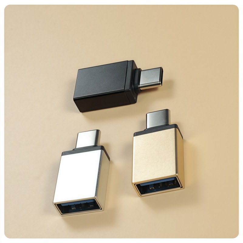 Mobile Phone USB Adapter Typec to Usb2.0 Aluminum Alloy Otg Adapter Mouse Keyboard Converter Tpc