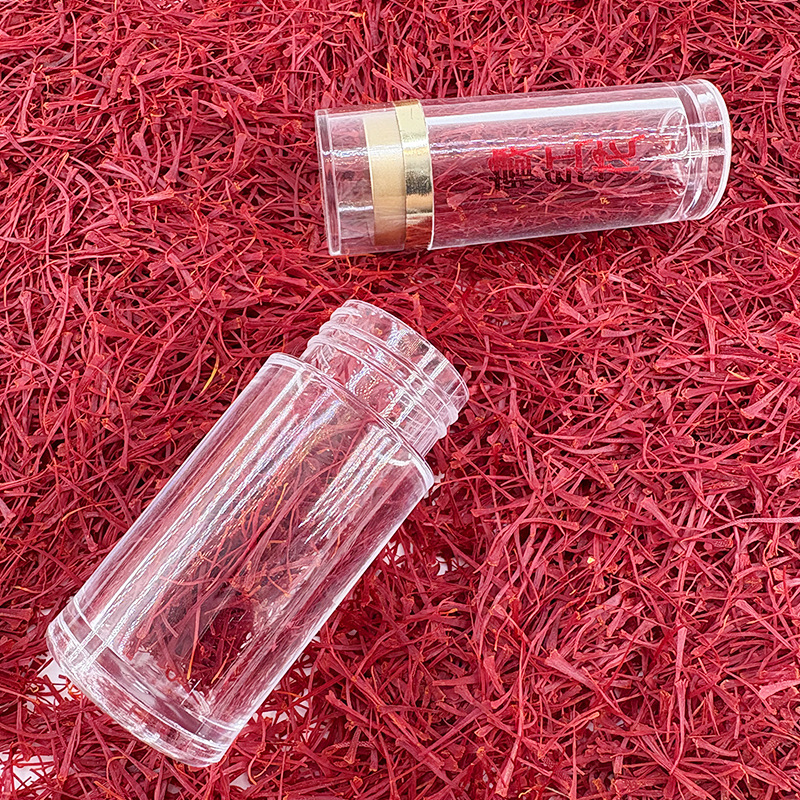Iranian Saffron in Small Bottles, Ready-To-Eat Saffron for Soaking in Water, One Piece Can Be Used as Tea or Medicine, Food and Medicine from the Same Source, Gift Box