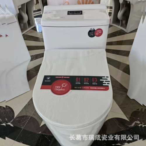 Small Apartment Simple Toilet Household Flush Toilet Siphon Hotel Engineering Toilet Odor-proof Silent Ceramic Toilet