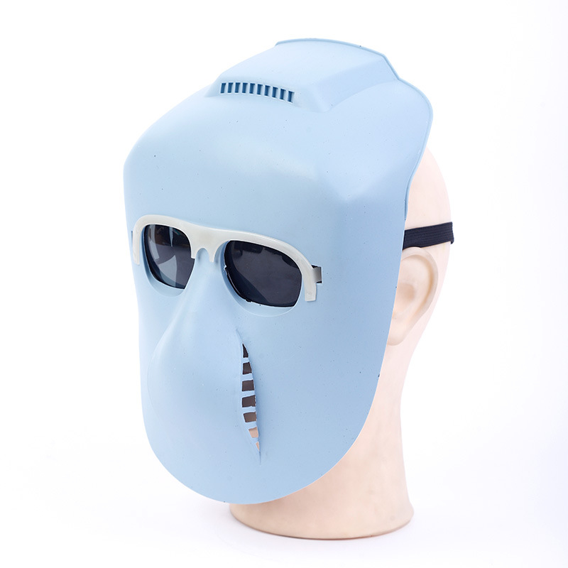 New Type of Welding Mask, Anti-Baking Face, Ghost Face Protective Mask, Full Face Protection, Lightweight Glass Lens for Welders