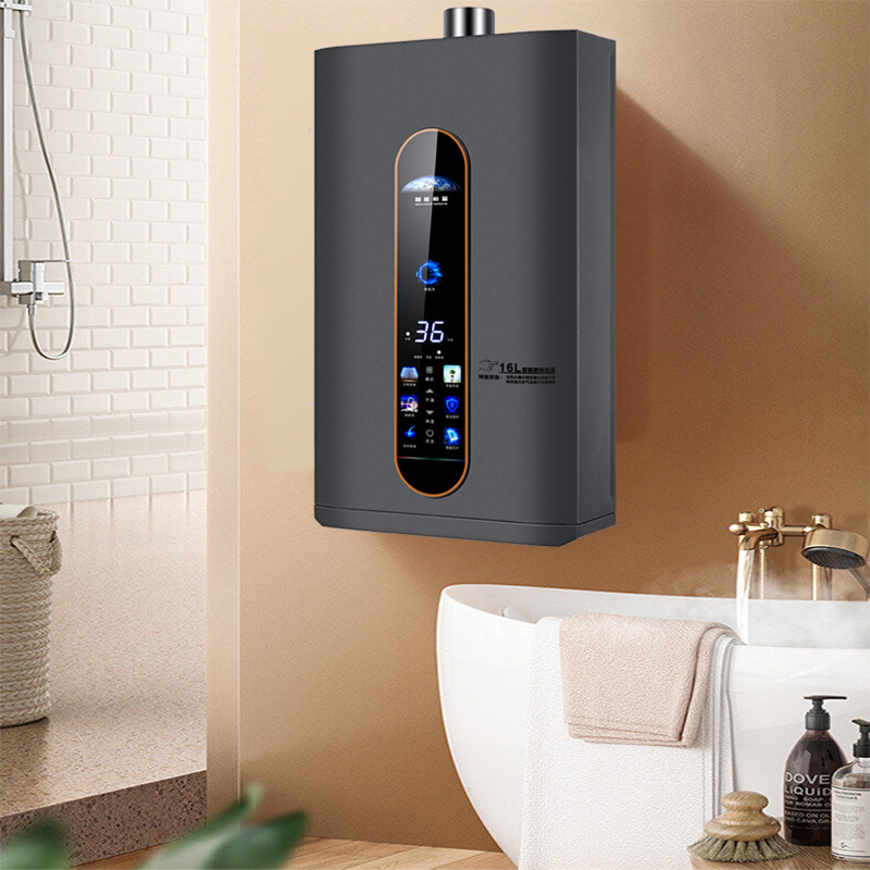 Gas Water Heater Household Hot Water Stove Large Water Volume Ultra-Quiet Instant Heating Strong Exhaust Intelligent Constant Temperature Energy Saving