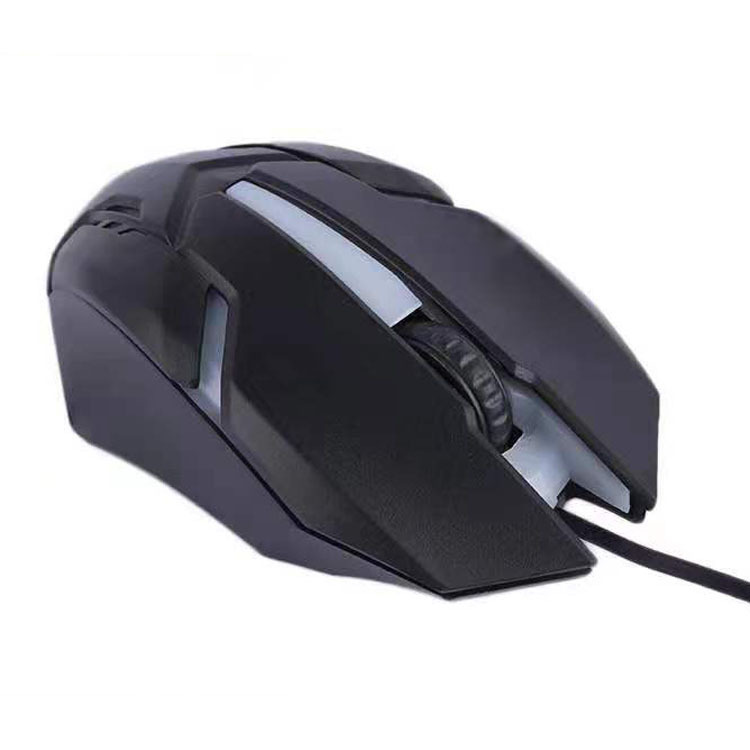 Factory Direct Sales Popular Wired Mouse Gaming E-Sports Mouse with Sound Buttons Cross-Border Exclusive USB Plug and Play