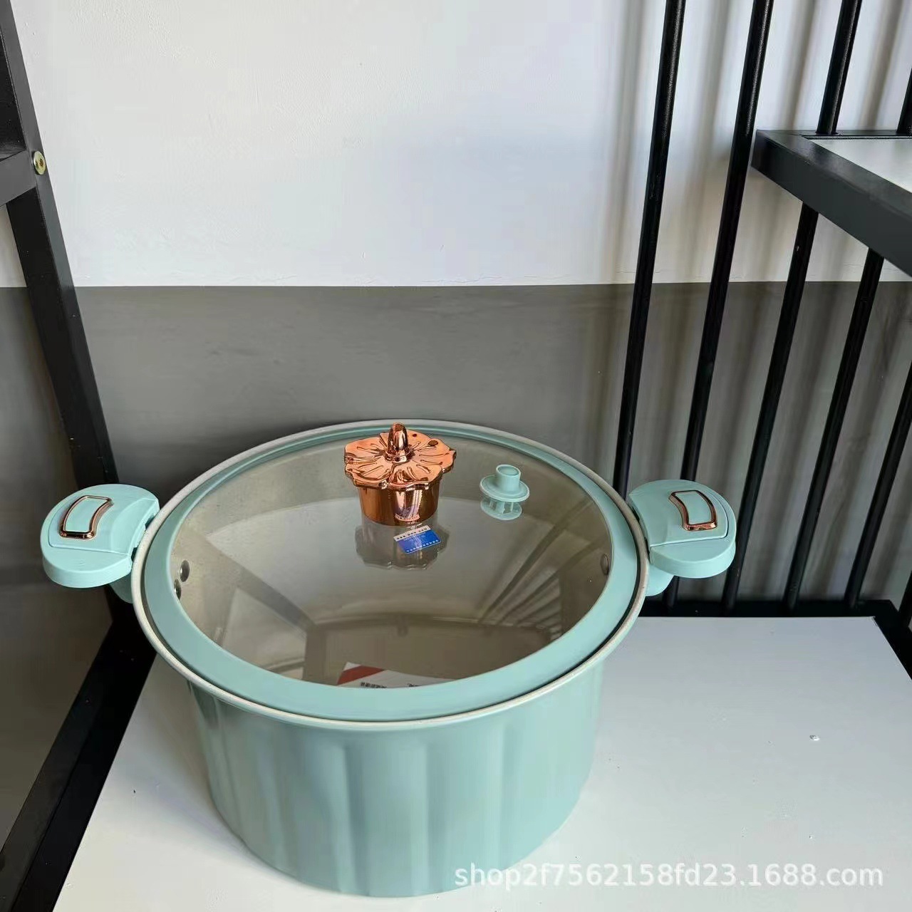 New micro-pressure Roman pot enamel universal non-stick pan double-ear soup stew multi-functional soup pot gift pot