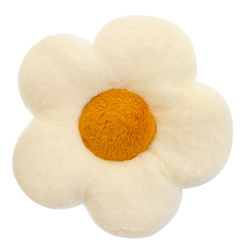 Xiaohongshu Popular Flower Cushion Round Plush Chair Cushion Plumeria Bay Window Cushion Memory Foam Butt Cushion